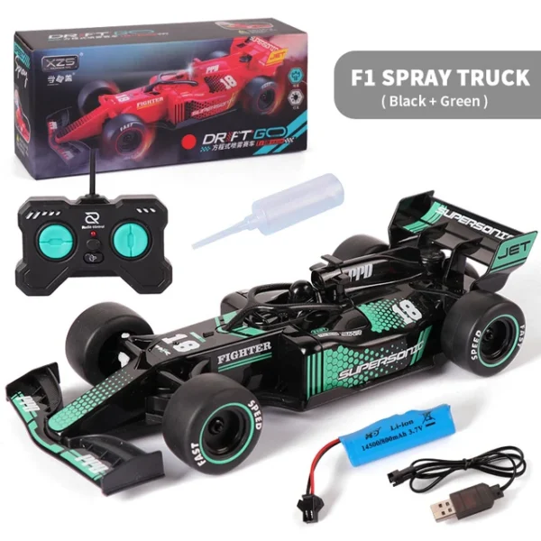 F1 Formula Car Black RC