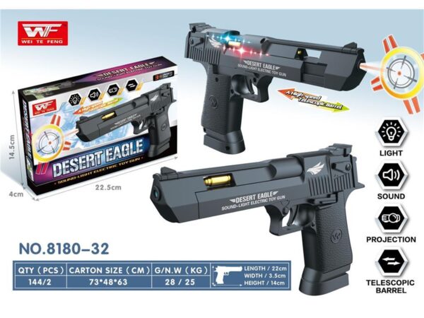 Desert Eagle Sound-Light Electric Toy Gun