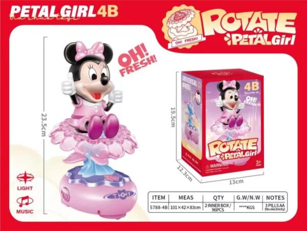 Rotate Petal Girl (Micky Mouse)