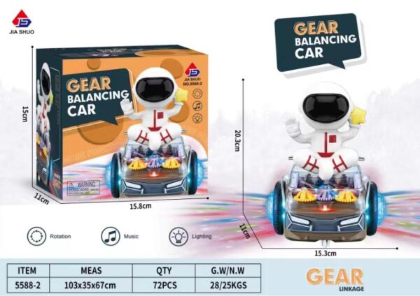 Gear Balancing Car (Astronaut)