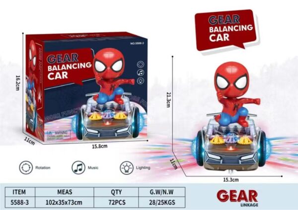 Gear Balancing Car (Spider Man)